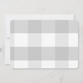 Moeder haas en Baby foto 1e verjaardag uitnodiging (Achterkant)