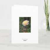 Moeder Happy Birthday Yellow Rose Kaart (Achterkant)