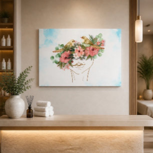 Moeder: Hart van Thuis Canvas Print (Diverse Maten