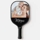 Moeder heeft leuk script foto gemaakt pickleball paddle (Achterkant)