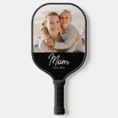 Moeder heeft leuk script foto opgesteld pickleball paddle (Voorkant)