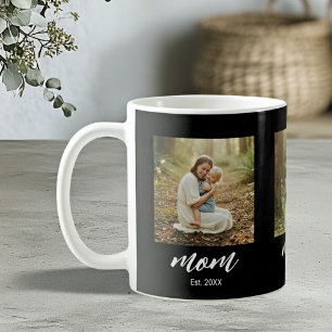 Moeder heeft Modern Schrift 3 Foto Koffiemok