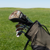 Moeder heeft modern schrift foto ingesteld golfheadcover (Insitu)