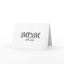 Moeder heeft moederdag ingesteld modern script 