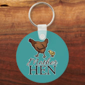 Moeder Hen Sleutelhanger (Voorkant)