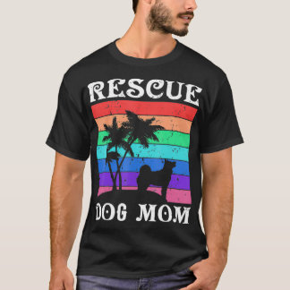 Moeder Hond Redding Hond Eigenaar Familie Huisdier T-shirt