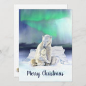 Moeder ijsbeer & Baby (Voorkant / Achterkant)