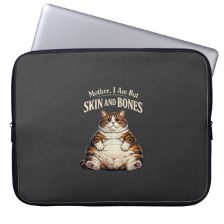 Moeder, ik ben maar vel en botten – Grappige dikke Laptop Sleeve