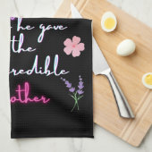 Moeder Ik dank God voor je dochter. Theedoek (Quarter Fold)