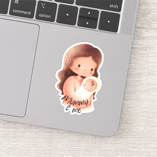 Moeder & Ik | Moederdag Knuffelsticker Sticker