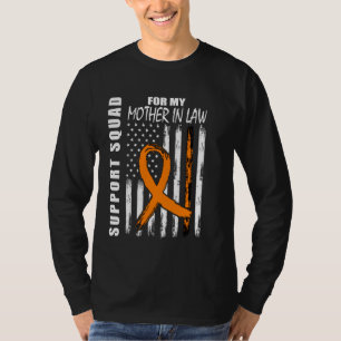Moeder in de wet Multiple Sclerose vlag supporter  T-shirt