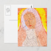 Moeder in Prayer Briefkaart (Voorkant / Achterkant)