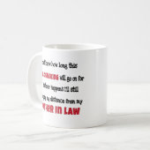 Moeder in Wet Sociale Verstoring Koffiemok (Voorkant links)