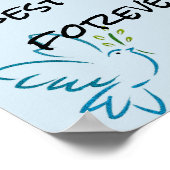 moeder is je vriendin moederdag poster voor altijd (Hoek)