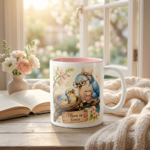 Moeder Is Thuis Vogel Mok Cute Cadeau voor Moeder