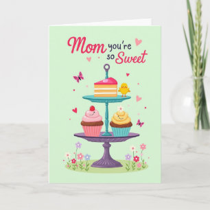 Moeder, je bent zo lief cadeaukaart kaart