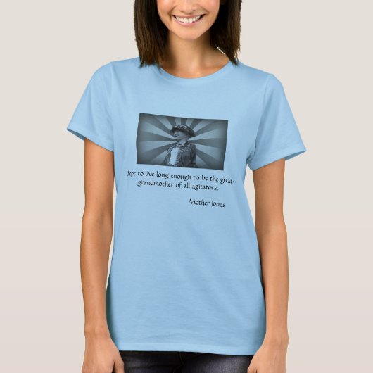 Moeder Jones Agitator T-shirt (Voorkant)