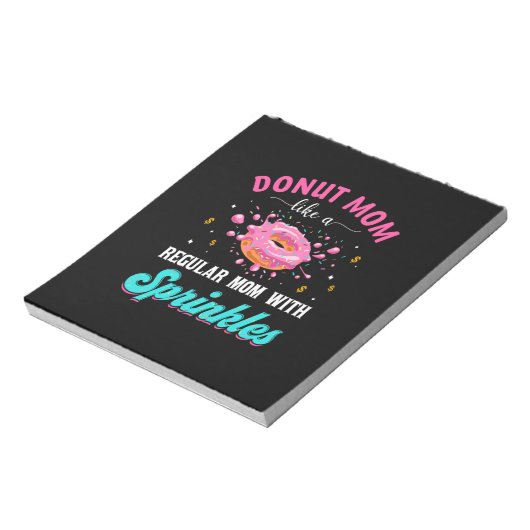 Moeder kan moeder als een gewone moeder met sprink notitieblok (Gedraaid)