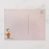 Moeder kat & Kittens Eating Pie - partijuitnodigin Uitnodiging Briefkaart (Achterkant)