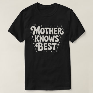 Moeder kent het beste zwart t-shirt