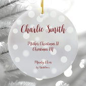 Moeder Kerst II Kerst Elf Keramisch Ornament