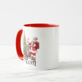 Moeder Kerstmis  Mok (Voorkant links)