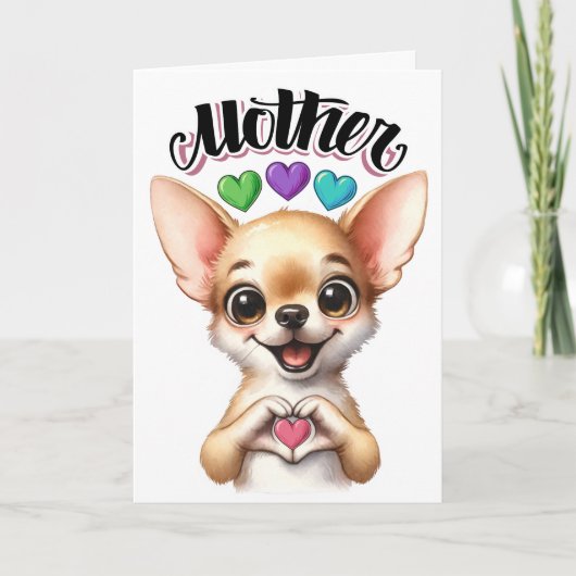 MOEDER - Kijk binnenin . Kaart (Voorkant)