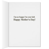  Moeder, kind, poes, breien Moederdag (Binnen (Rechts))