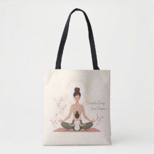 Moeder Kind Yoga Meditatie Kunst Draagtas