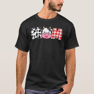 Moeder Koe Verjaardag Crew Boerderij Thema Dieren T-shirt