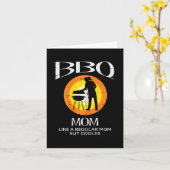 Moeder Koeler Barbecue Vlees Grilleren Moederdag M Kaart (Gele Bloem)
