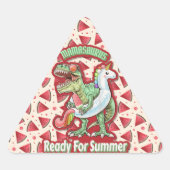 Moeder Koningin Floral Driehoek Sticker (Voorkant)