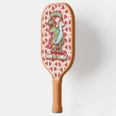 Moeder Koningin Floral Pickleball Paddle (Links)