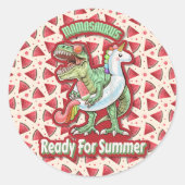 Moeder Koningin Floral Ronde Sticker (Voorkant)