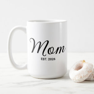 Moeder krijgt nieuwe moeder cadeau koffiemok