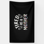 Moeder Kunst getild als moeder Spandoek (Verticaal)