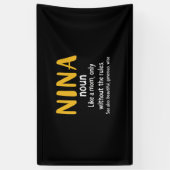 Moeder Kunst Nina Definitie Spandoek (Verticaal)