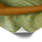 Moeder leert dochter breien perfect poster (Hoek)