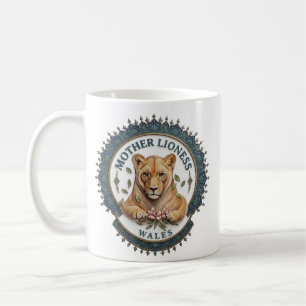 Moeder Leeuwin. Wales Coffee Mok