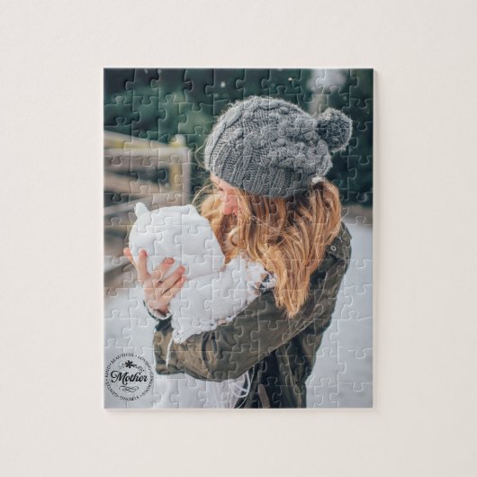 MOEDER | Legpuzzel met eigen foto (Verticaal)