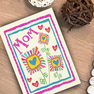 Moeder Leuke Bloemen  Moeder Inspirivity Kaart