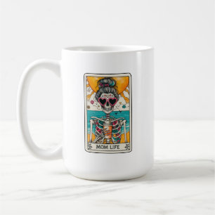 Moeder Leven Skelet Tarot Kaart Koffie Mok