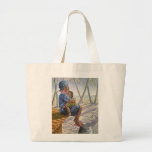 Moeder liefde 2003 grote tote bag