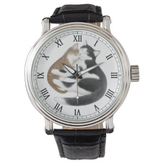 Moeder Liefde Katten Horloge