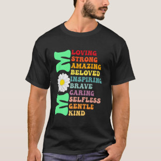 Moeder Liefhebbend Sterk Geweldig Beste Moeder Ooi T-shirt