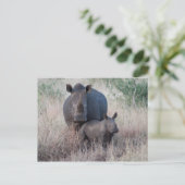 Moeder Love - Rhino Style Briefkaart (Staand voorkant)