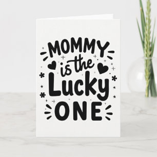 Moeder Lucky Hearts-patroonkaart Kaart