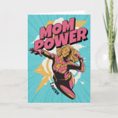 Moeder Macht Gepersonaliseerde Moederdag Kaart (Voorkant)