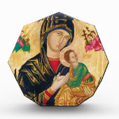 Moeder Madonna van Perpetual Help Jezus Fotoblokken (Voorkant)