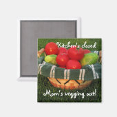 Moeder Magnet-Mam Kitchen Magnet, Moederdag Magneet (Voorkant / Achterkant)